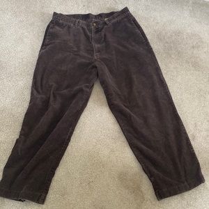 Brown corduroy pants